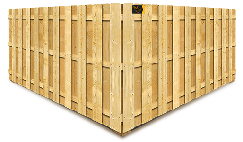 Woodfield SC Shadowbox style wood fence