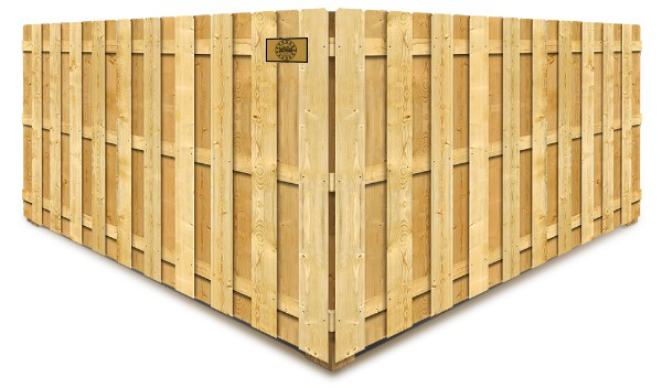 Arthurtown SC Shadowbox style wood fence