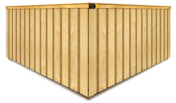 Cayce SC cap and trim style wood fence