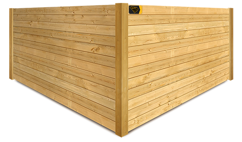 Cayce SC horizontal style wood fence