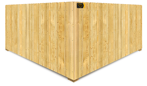 Cayce SC stockade style wood fence