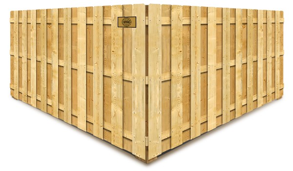 Springdale SC Shadowbox style wood fence
