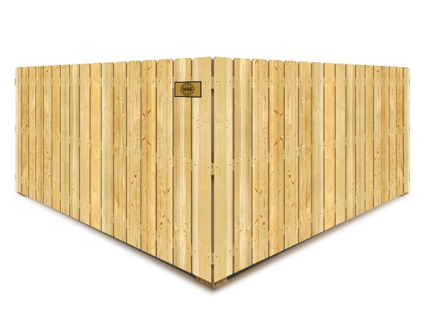 Springdale SC stockade style wood fence